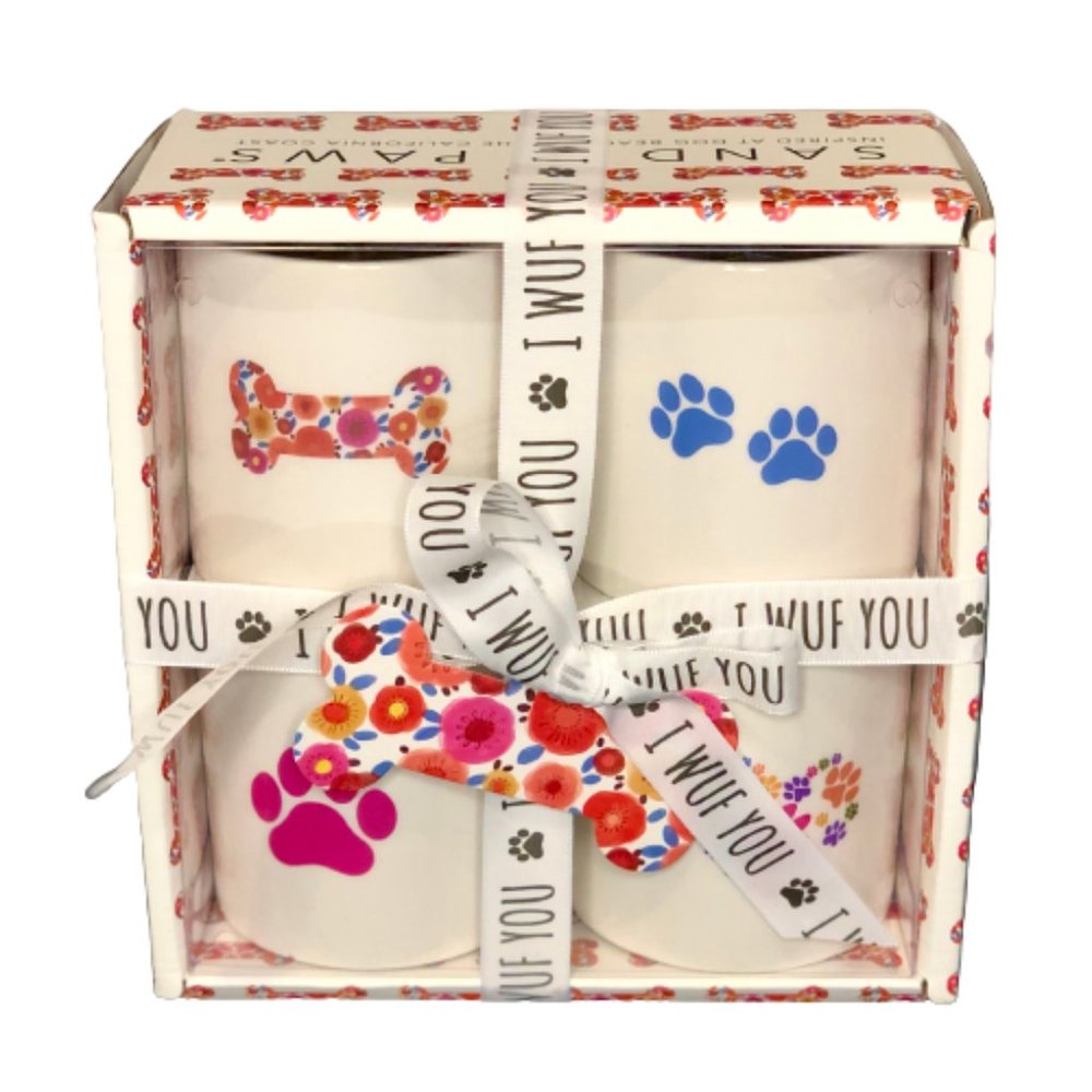 Sand + Paws 4 Candle Gift Set